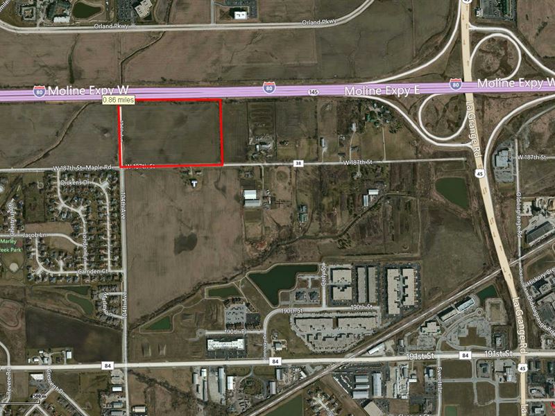 Mokena 25 Acres, Land for Sale in Illinois, 157405 LANDFLIP