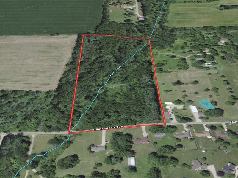 15 Acre Wooded Lot, Madison Co : Anderson : Madison County : Indiana