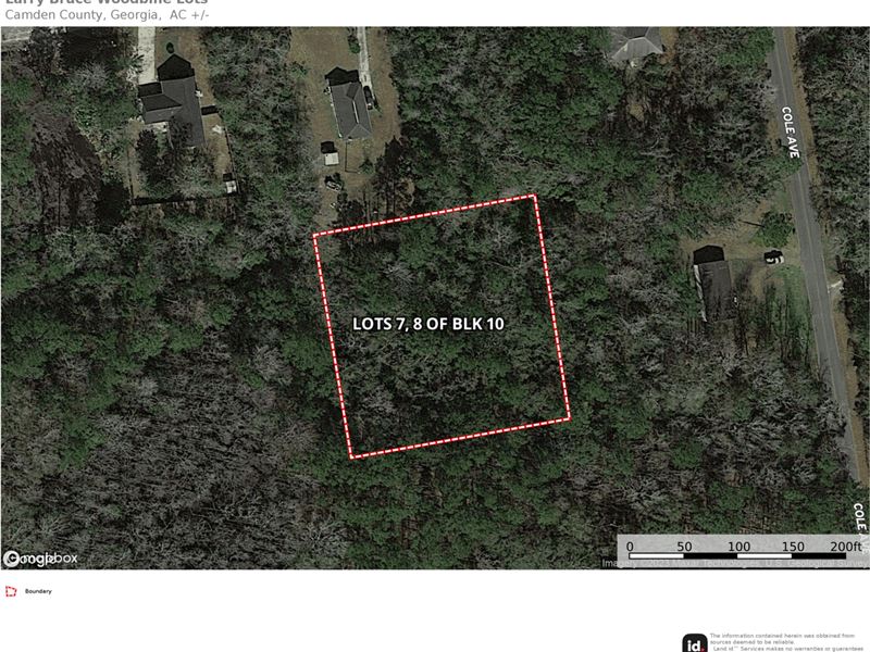 Woodbine Sfr Lots 7,8 Blk 10 : Woodbine : Camden County : Georgia
