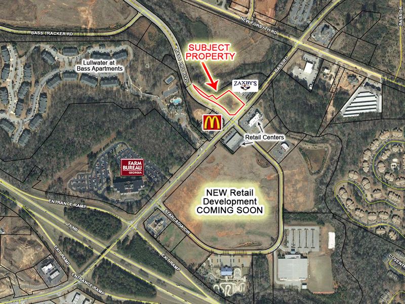 1.56 Ac Across From Approved Retail : Macon : Bibb County : Georgia
