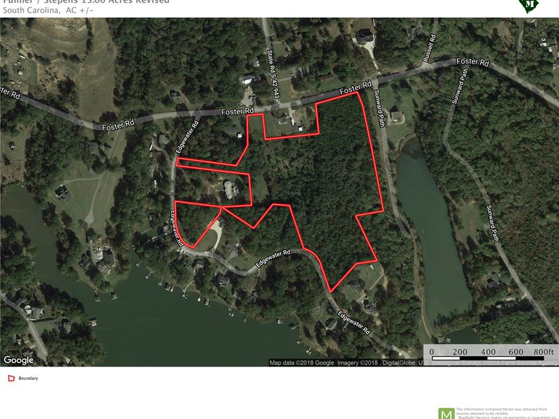 15 Acres With Views Of Lake Bowen Land for Sale in Inman, Spartanburg