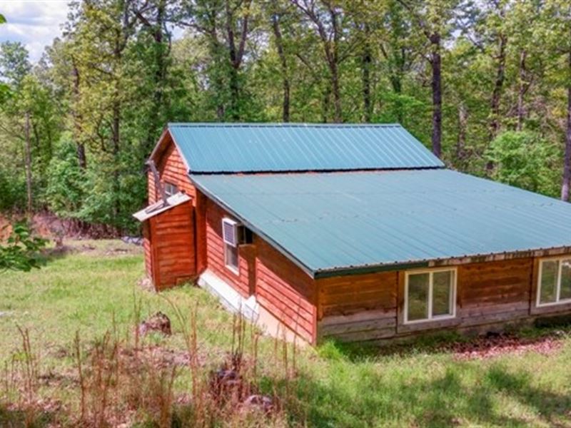 Cabin Crooked Creek & White River Land for Sale in Flippin, Marion