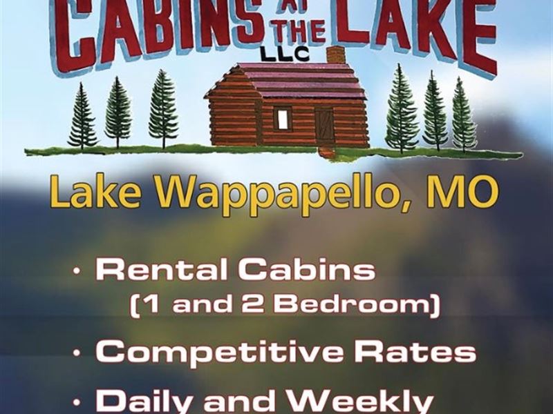 Cabins by The Lake & Laundromat : Wappapello : Butler County : Missouri