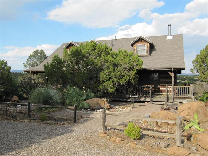 Log Home 5 Country Acres Silver : Silver City : Grant County : New Mexico