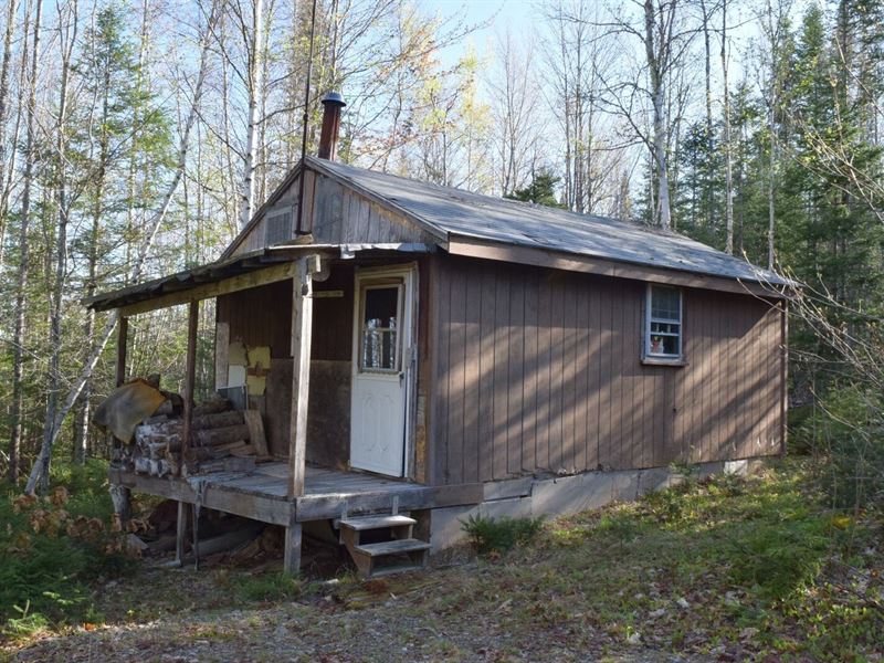 Maine Camp for Sale in Kingman Twp, Land for Sale in Maine, 170671
