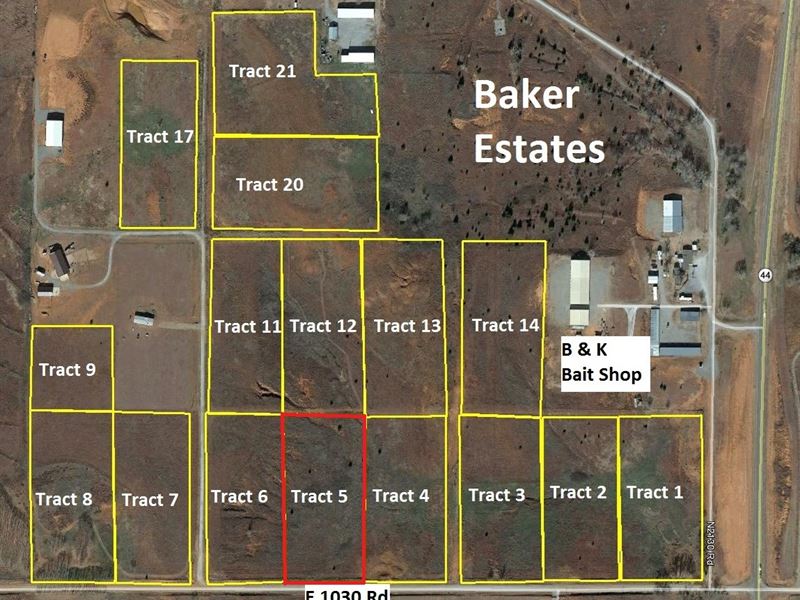 Foss Lake Home Building Lot : Foss : Custer County : Oklahoma