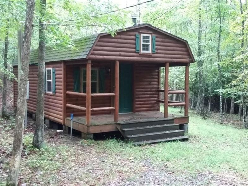 Cabin & 16 Acres Adjoining National : Rural Retreat : Wythe County : Virginia