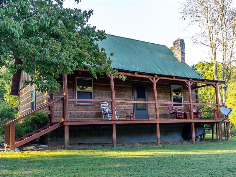 East Tennessee Log Home & Acreage : Land for Sale in Sneedville, Hancock County, Tennessee ...