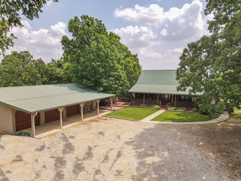 House with Shop on 30 Acres in Stod : Advance : Stoddard County : Missouri