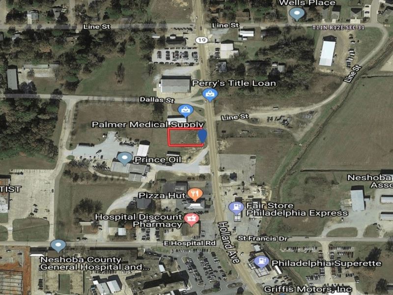 Commercial Property in Neshoba Coun : Philadelphia : Neshoba County : Mississippi