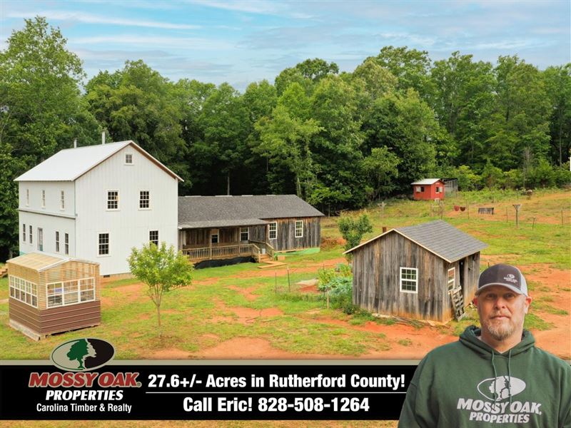 27 Acre Farm in Ellenboro : Ellenboro : Rutherford County : North Carolina