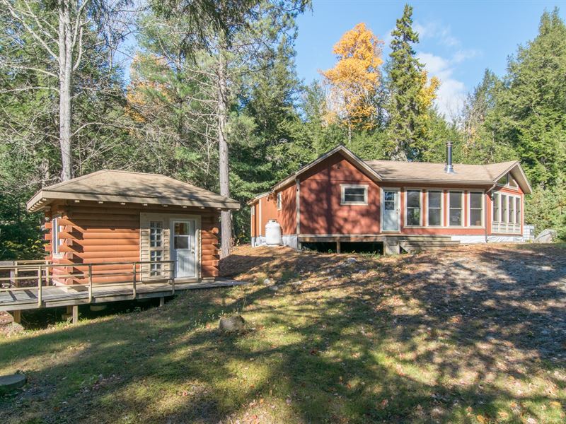 Recreational Fishing Cabin Maine Land for Sale in Millinocket