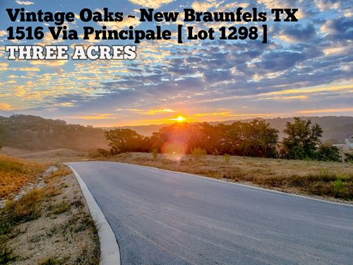 3.07 Acres In Comal County : New Braunfels : Comal County : Texas