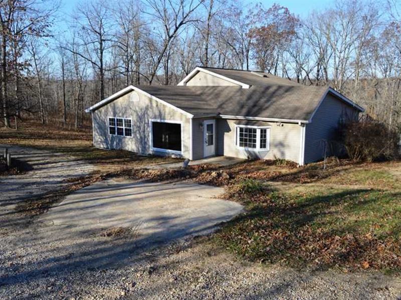 Residential Home on 5.15 Acres For : Wappapello : Wayne County : Missouri