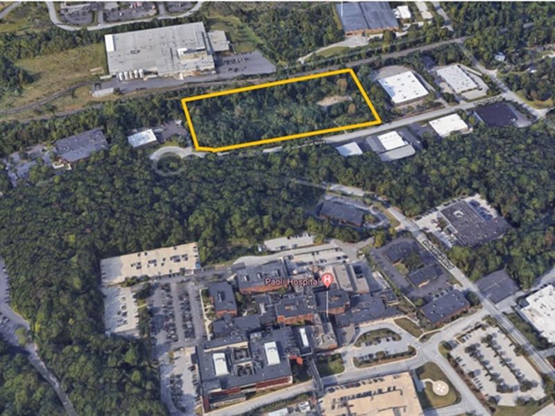 7.5+/- Acre Development Site : Paoli : Chester County : Pennsylvania