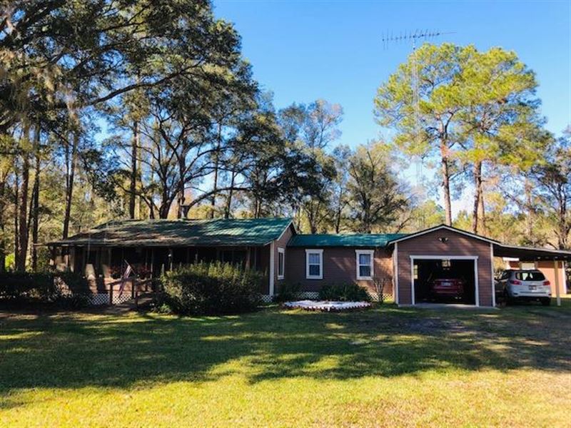 Quaint 3/2 Home On 3 Acres 777108 : Chiefland : Levy County : Florida