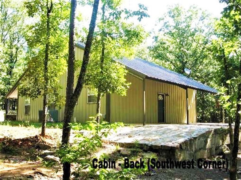 Country Home On Wooded Acreage : Moyers : Pushmataha County : Oklahoma