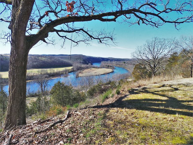 Overlooks White River Town Cotter Land for Sale in Cotter, Baxter