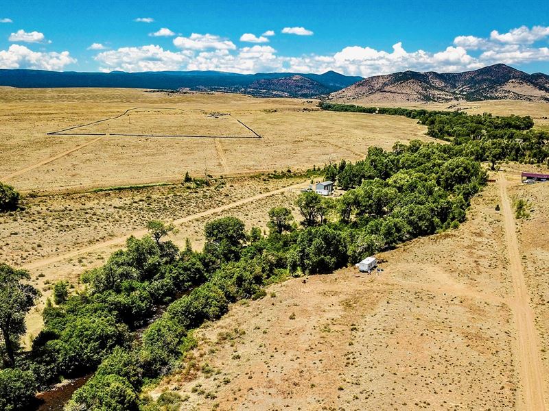 River Front Lot By National Forest : Capulin : Conejos County : Colorado