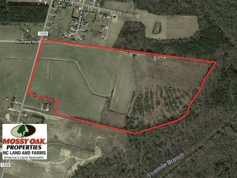 Under Contract, 73 Acres of Farm : Lumberton : Robeson County : North Carolina