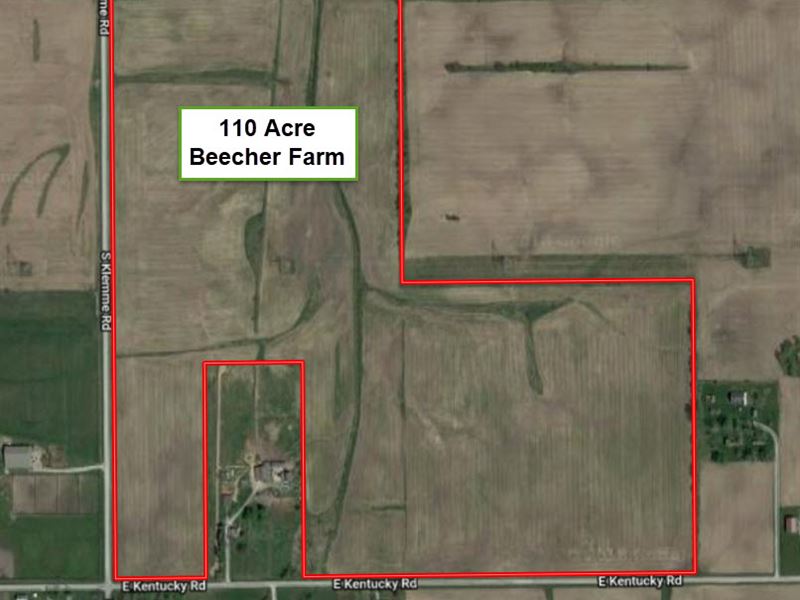 110 Acre Beecher Farm : Beecher : Will County : Illinois