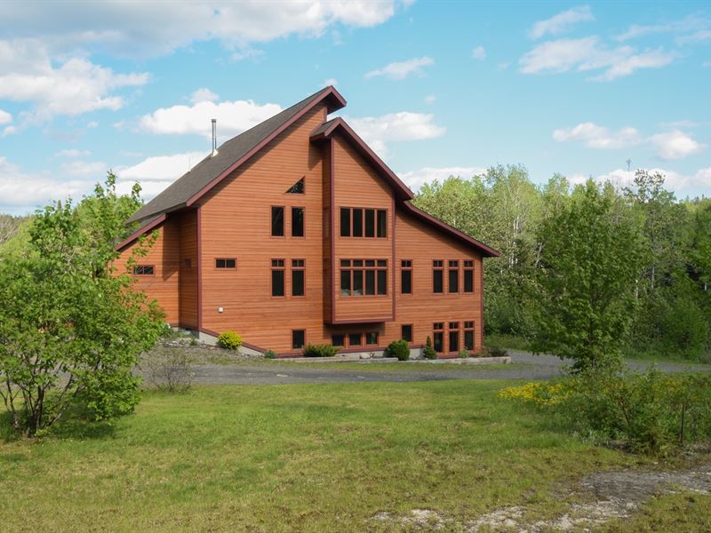 Maine Contemporary Country Home Land For Sale In Fort Kent Aroostook County Maine 190535 Landflip