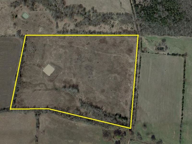 42 Acres for a Home Or Livestock : Deport : Lamar County : Texas