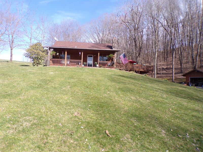 Log Home With 3 Bedrooms 2 Baths Land for Sale in Rural Retreat