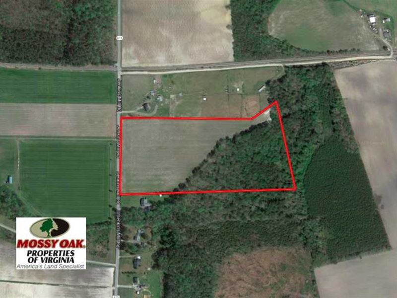 Under Contract, 24 Acres of Farm : Carrsville : Isle Of Wight County : Virginia