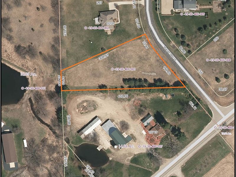 Residential Vacant Lot for Sale : Manchester : Washtenaw County : Michigan