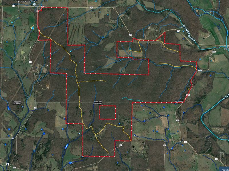 Wooded Acreage in The Ozarks : West Plains : Howell County : Missouri