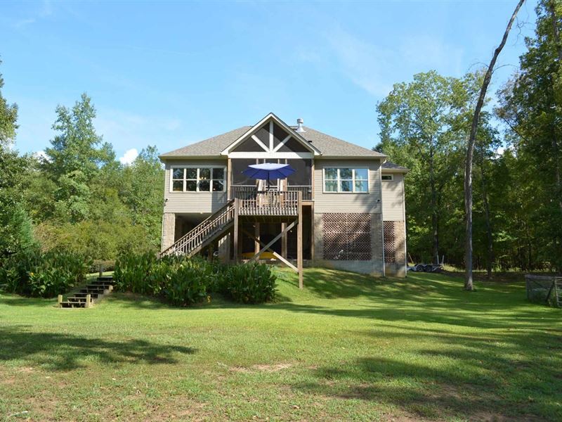 Custom Built Home Lake Wateree Land for Sale in Winnsboro, Fairfield