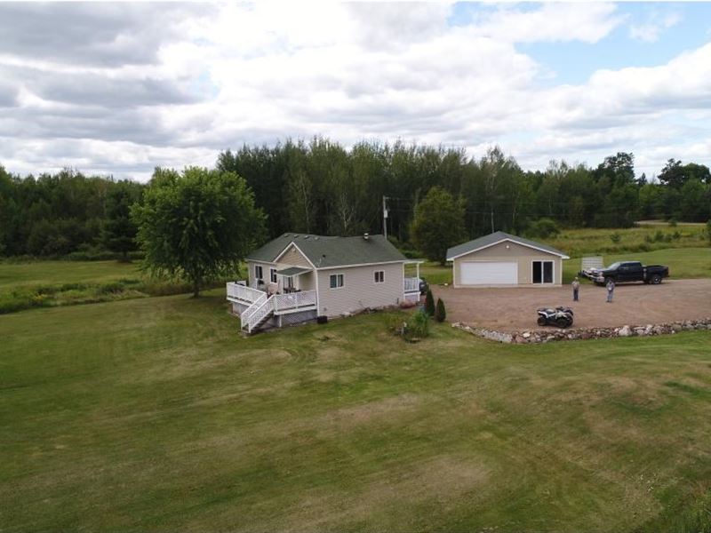 Home Cabin Acreage Lake Front, MN : Finlayson : Pine County : Minnesota