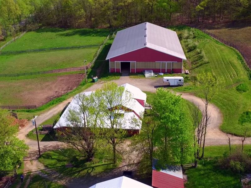 48+Ac Horse Farm Beautiful Setting : Oxford : Warren County : New Jersey