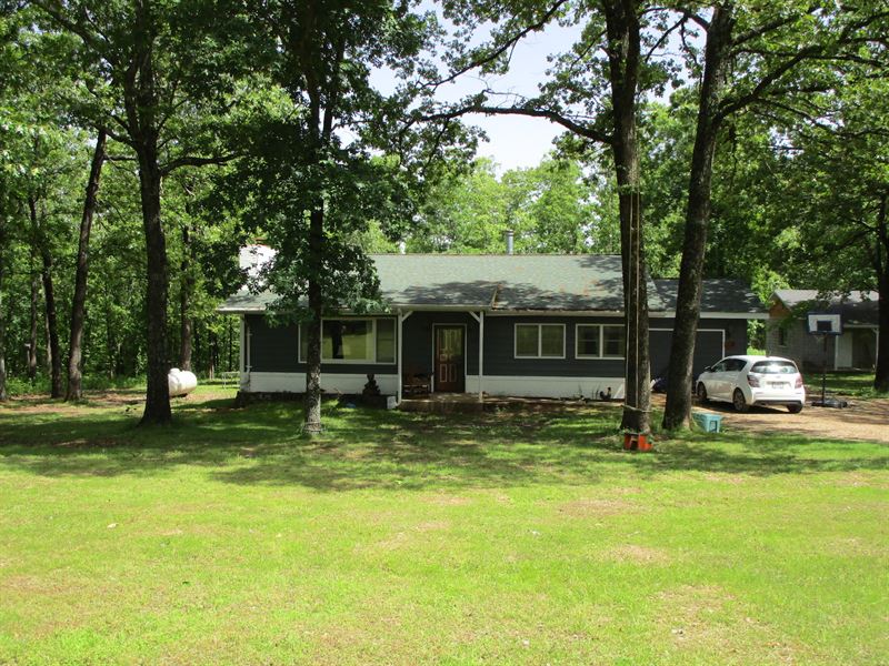 Home with Acreage for Sale : Mountain View : Texas County : Missouri