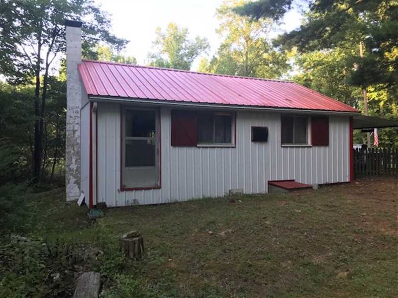 Land for Sale with Cabin : Bloomfield : Greene County : Indiana