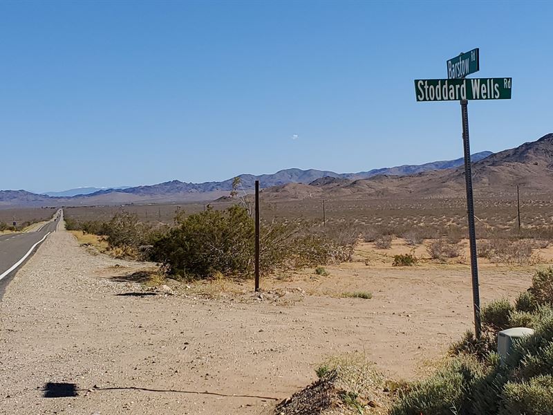 Scenic Land Off Hwy 247, $245/Mo : Barstow : San Bernardino County : California