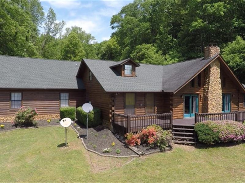 Beautiful Lodge Home On 12 Acres Land for Sale in