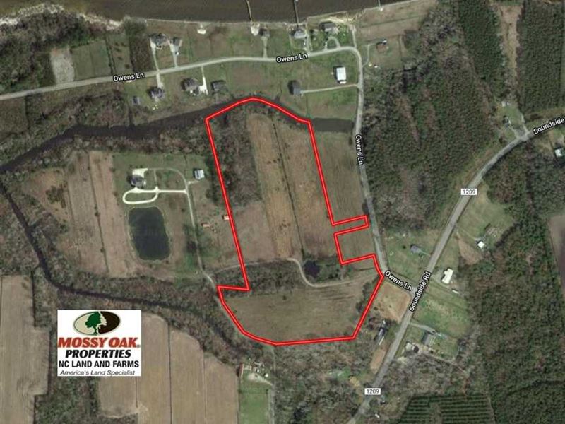 Reduced, 15 Acres of Waterfront : Columbia : Tyrrell County : North Carolina