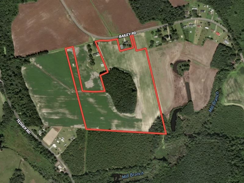 29.12 Acres of Recreational and Far : Fairmont : Robeson County : North Carolina