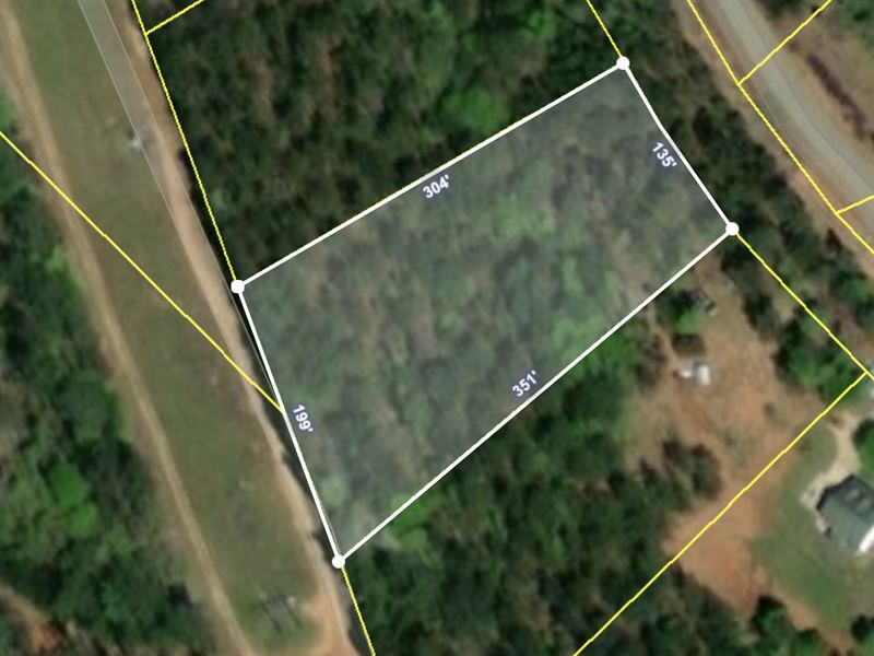 1.22 Acre Lot Near Jackson Lake : Monticello : Jasper County : Georgia