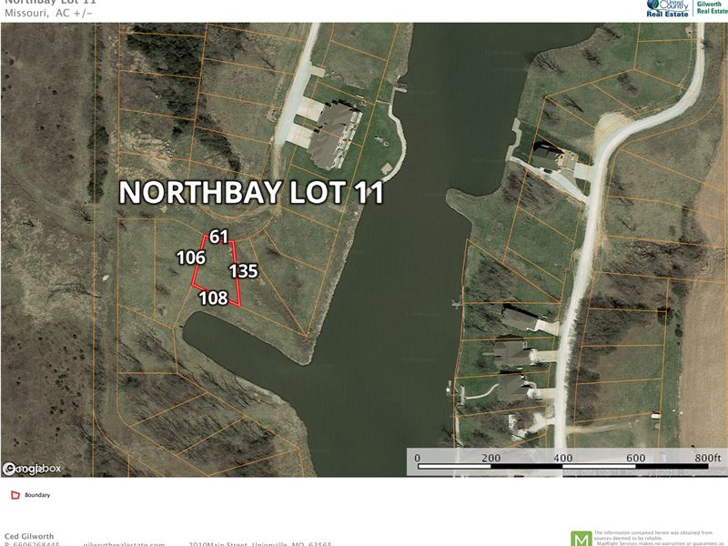 Lake Thunderhead Waterfront Lot : Unionville : Putnam County : Missouri