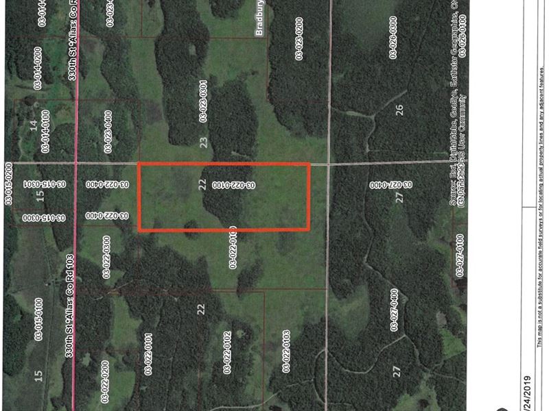 Mille Lacs County Hunting Land Land for Sale in Onamia, Mille Lacs