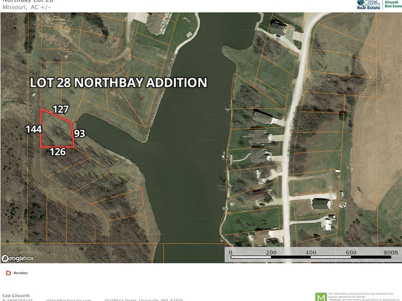 Lake Thunderhead Waterfront Lot : Unionville : Putnam County : Missouri
