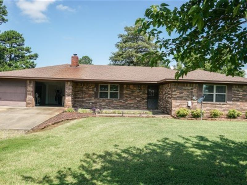 Mountain View Country Home 41 Acres Land for Sale in Wister, Le Flore