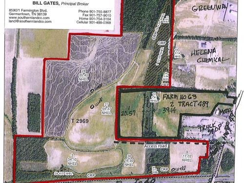 296 +/- Acres Farm & Hunting Land : Brinkley : Monroe County : Arkansas