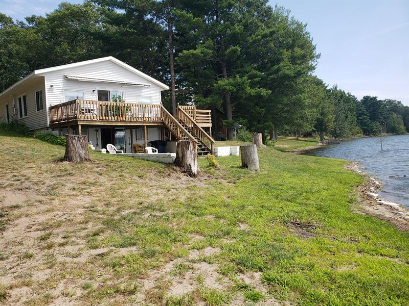 Fox Lake and Home : Twin Lake : Oceana County : Michigan