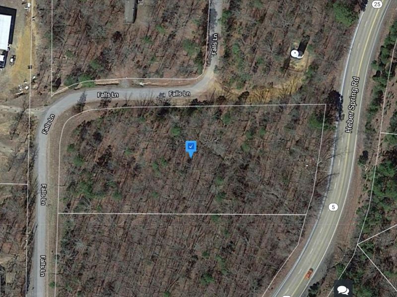 1.74 Acres for Sale in Heber Spring : Heber Springs : Cleburne County : Arkansas