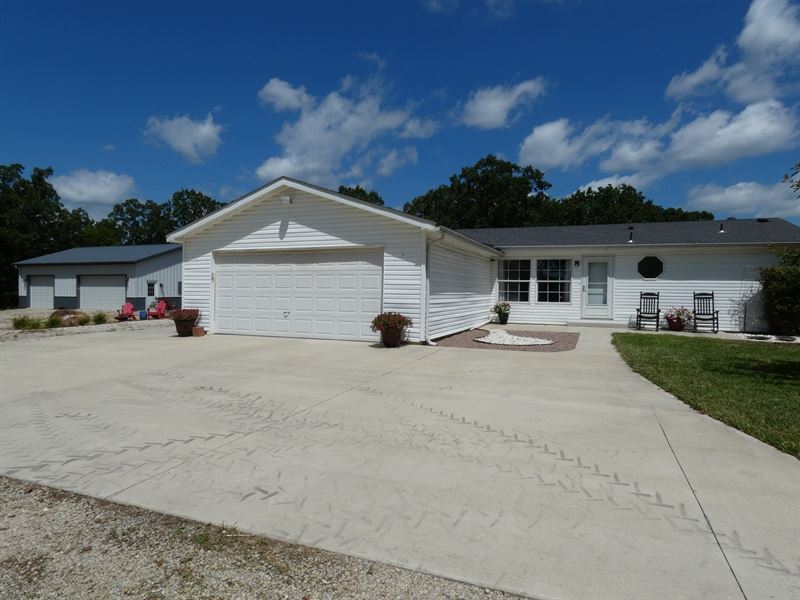 Home & Acreage, Shop & Pool Land for Sale in Hermann, Gasconade