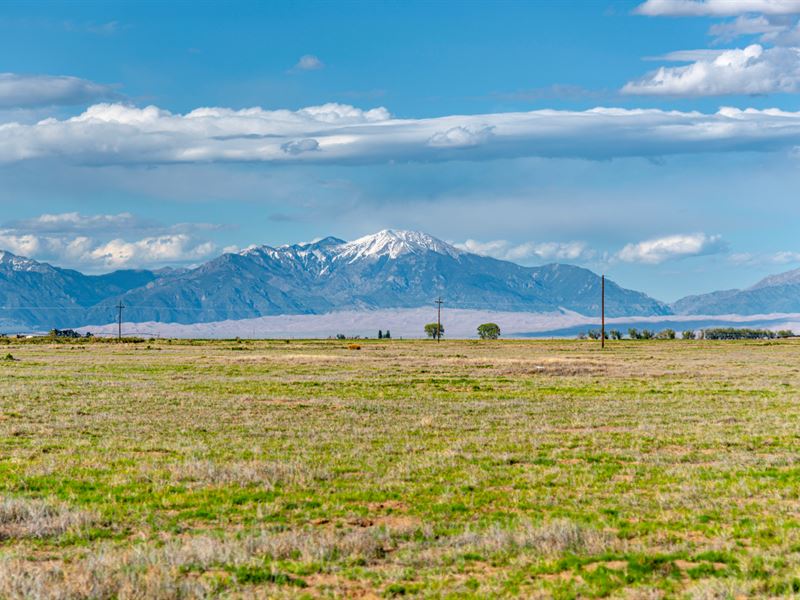 Lot with Electric & Mountain Views : Alamosa : Alamosa County : Colorado